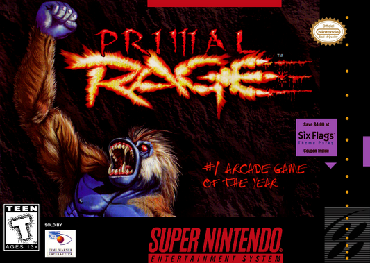 Primal Rage (Usa) Snes Print Poster