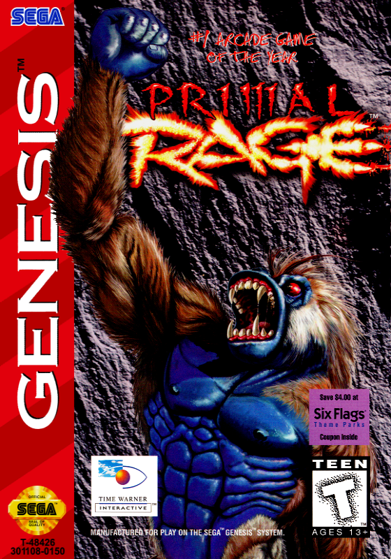 Primal Rage (Usa) Genesis Keychain