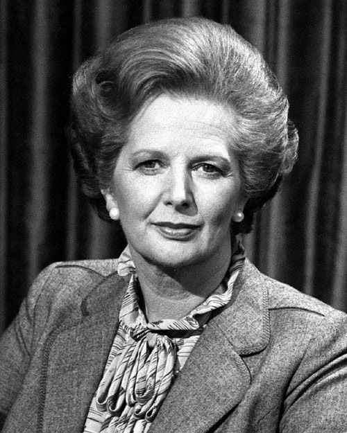 Prime Minister Uk Margaret Thatcher Glossy Keychain Keychain