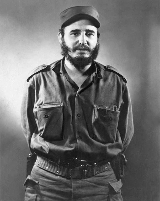 Prime Minister Of Cuba Fidel Castro Glossy Keychain Print Cuban Leader Keychain 1
