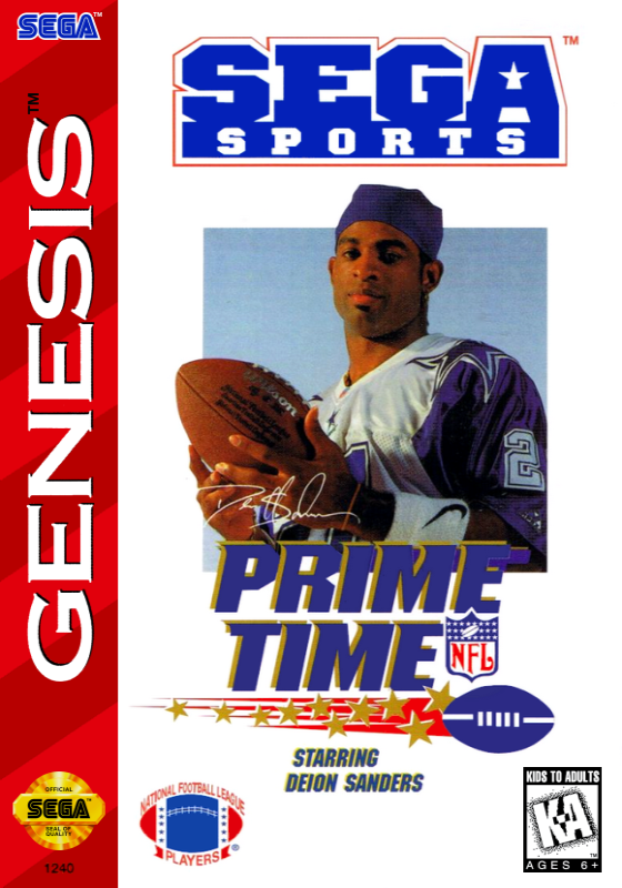 Prime Time Nfl Starring Deion Sanders (Usa) Genesis Print Poster