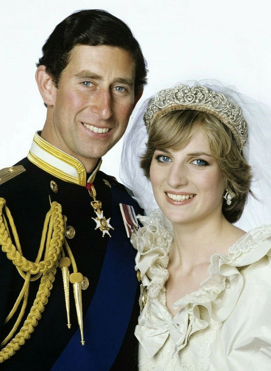 Prince Charles & Princess Diane Of Wales Royal Wedding Picture Keychain