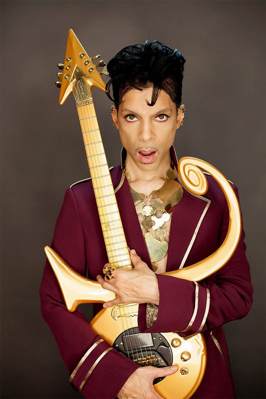 Prince Music Star Songwriter Singer Painting Print Jigsaw Puzzle