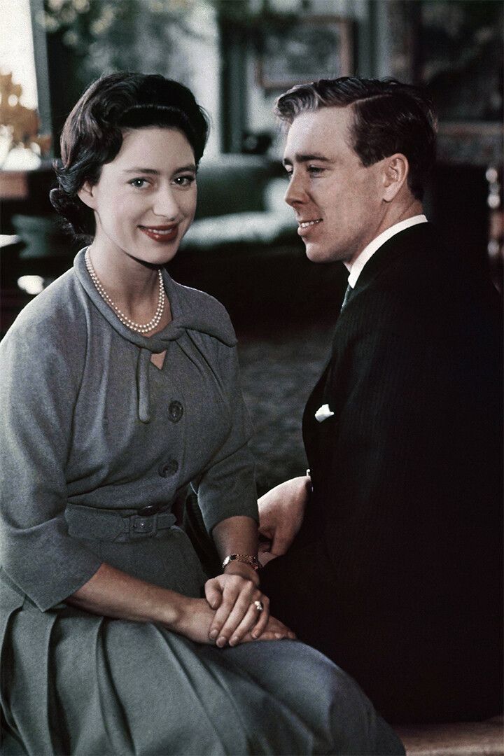 Princess Margaret And Antony Jones Painting Print Jigsaw Puzzle