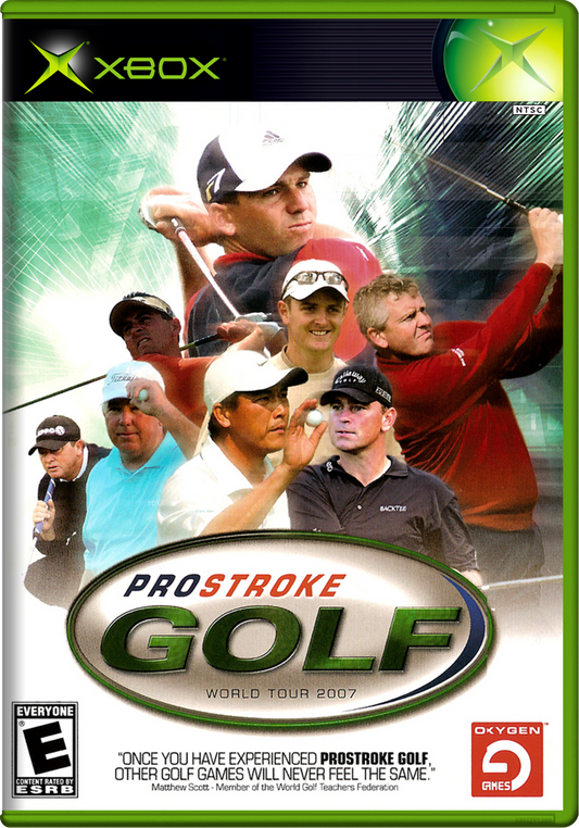 Prostroke Golf World Tour 2007 (Usa, Europe) Xbox Print Poster