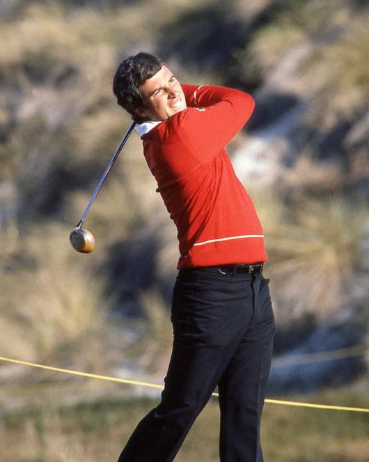 Pro Golfer Curtis Strange Glossy Keychain PGA Keychain Masters Open