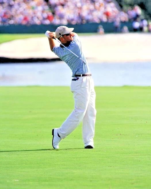 Pro Golfer David Duval Glossy Keychain PGA Fairway Keychain