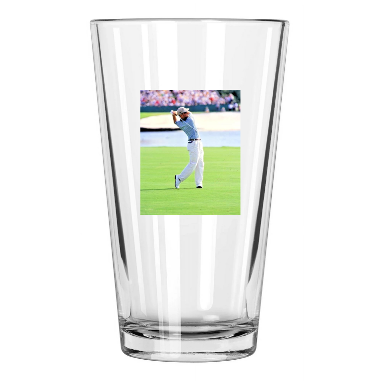 Pro Golfer David Duval Photo Golf Fairway Pint Beer Drinking Glass