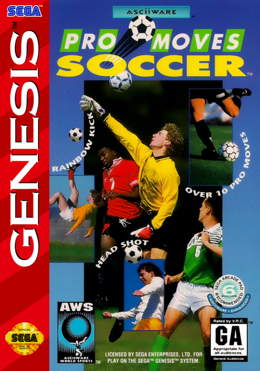 Pro Moves Soccer (Usa) Genesis Print Poster