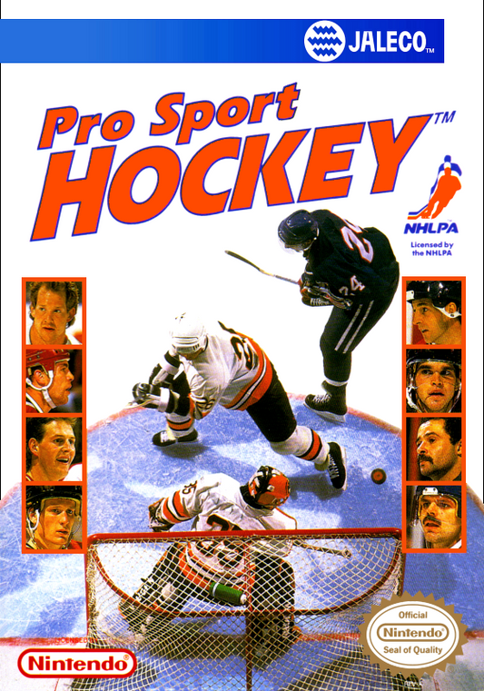 Pro Sport Hockey (Usa) (Bordered For Nes Classic Use) Nes Print Poster