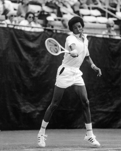 Pro Tennis Player Arthur Ashe Glossy Keychain Print Grand Slam Keychain
