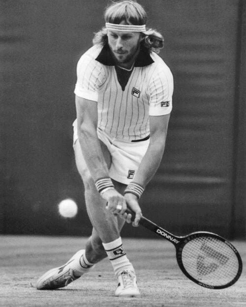Pro Tennis Player Bjorn Borg Glossy Magnet Magnet 11 Grand Slam Titles