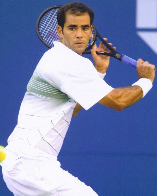 Pro Tennis Player Pete Sampras Glossy Keychain Keychain Grand Slam