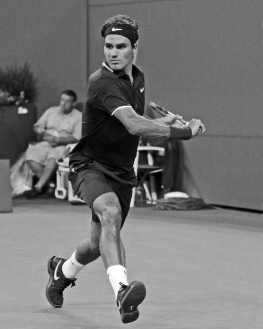 Pro Tennis Player Roger Federer Glossy Photo Poster Print Grand Slam