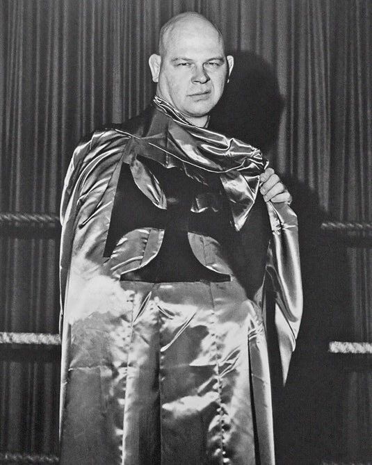 Pro Wrestler Baron Von Raschke Glossy Keychain Nwa World Champion Keychain 1