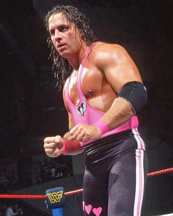 Pro Wrestler Bret The Hitman Hart Glossy Keychain Wwf Keychain Hof 2006 3