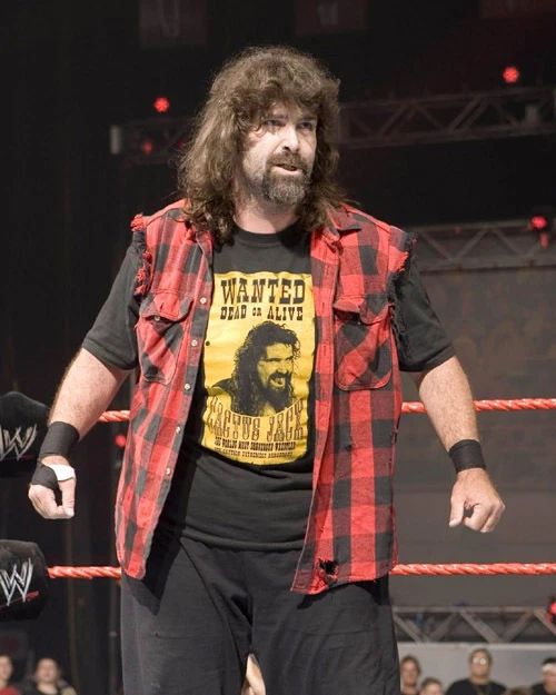 Pro Wrestler Cactus Jack Mick Foley Glossy Photo Wcw Print Mankind Poster