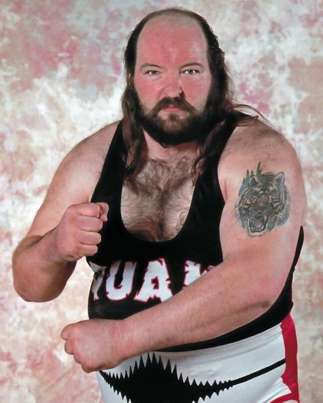 Pro Wrestler Earthquake Evans Glossy Keychain Wwf Print John Tenta Keychain 1