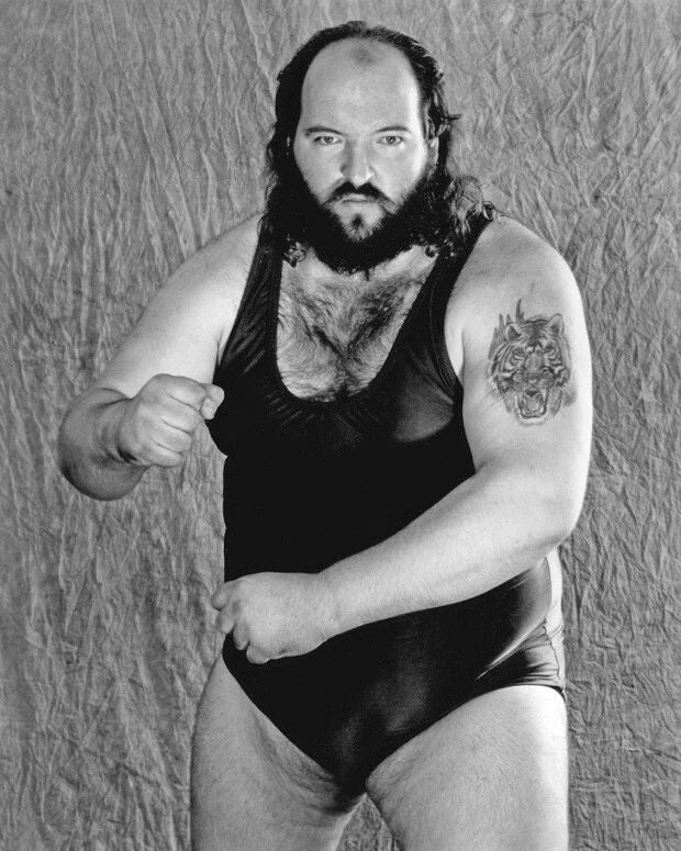 Pro Wrestler Earthquake Evans Glossy Keychain Wwf Print John Tenta Keychain 2