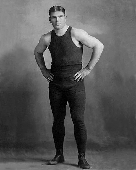 Pro Wrestler Frank Gotch Glossy Keychain World Champion Keychain