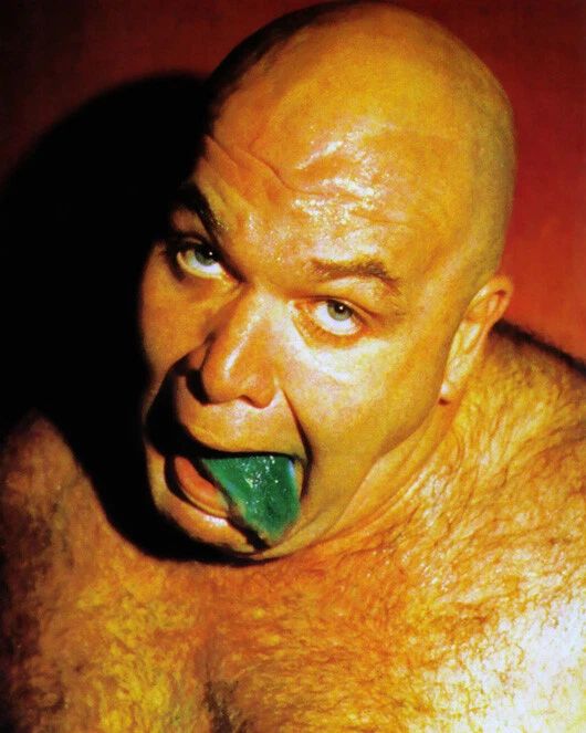 Pro Wrestler George 'The Animal' Steele Glossy Keychain Wrestling Keychain 1