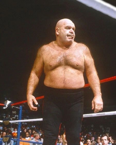 Pro Wrestler George 'The Animal' Steele Glossy Keychain Wrestling Keychain 2
