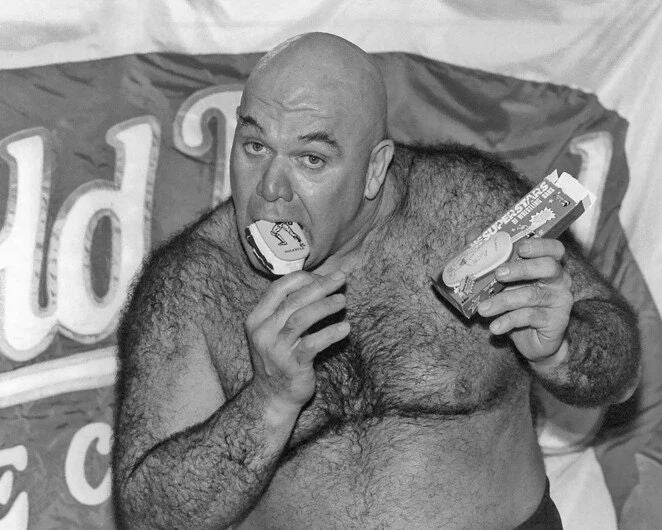 Pro Wrestler George 'The Animal' Steele Glossy Magnet Wrestling Magnet 3