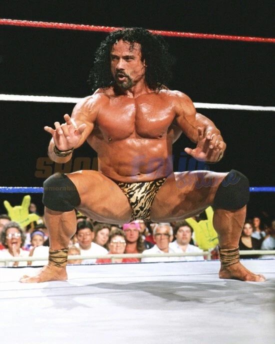 Pro Wrestler Jimmy Snuka Glossy Photo Wrestling Wwf Print Wwe Poster