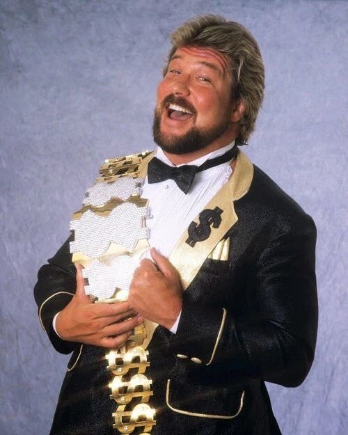 Pro Wrestler Million Dollar Man Ted Dibiase Glossy Keychain Wwf Keychain 1