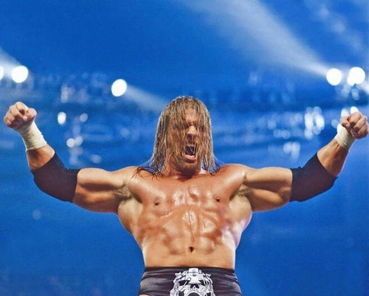 Pro Wrestler Triple H Glossy Keychain Wrestling Wwf Print Wwe Keychain Hof 2019 2