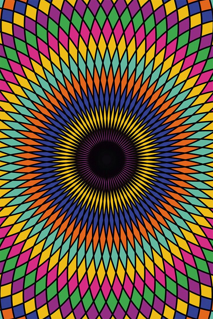 Psychedelic Galaxy Smoking Girl Night Picture Jigsaw Puzzle