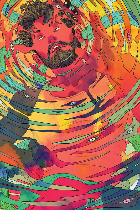 Psychedelic Zonk Colorful Artwork Painting Jigsaw Puzzle