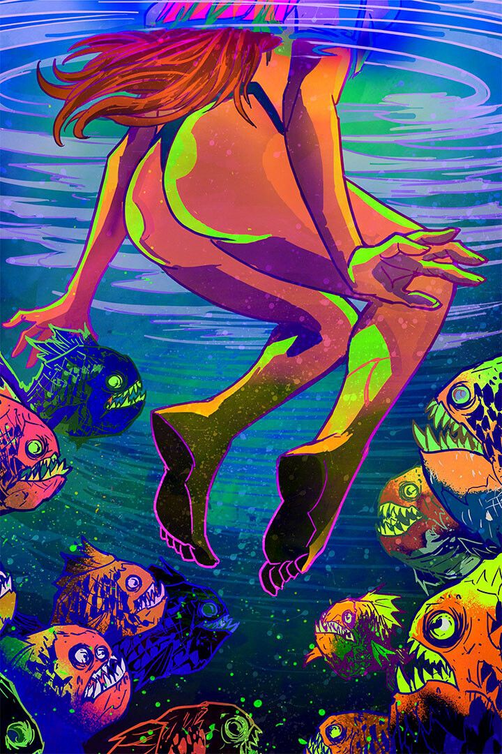 Psychedelic Zoop Colorful Artwork Fantasy Jigsaw Puzzle