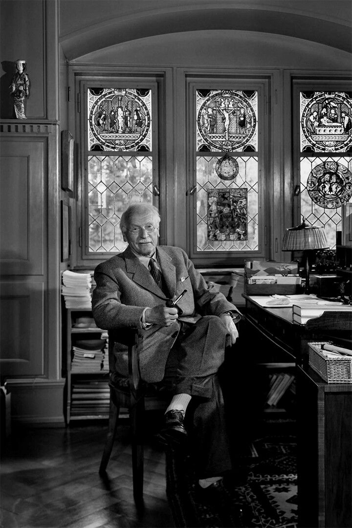 Psychiatrist Carl Gustav Jung Vintage Print Jigsaw Puzzle