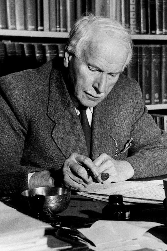 Psychiatrist Carl Jung At Desk Writing Jigsaw Puzzle