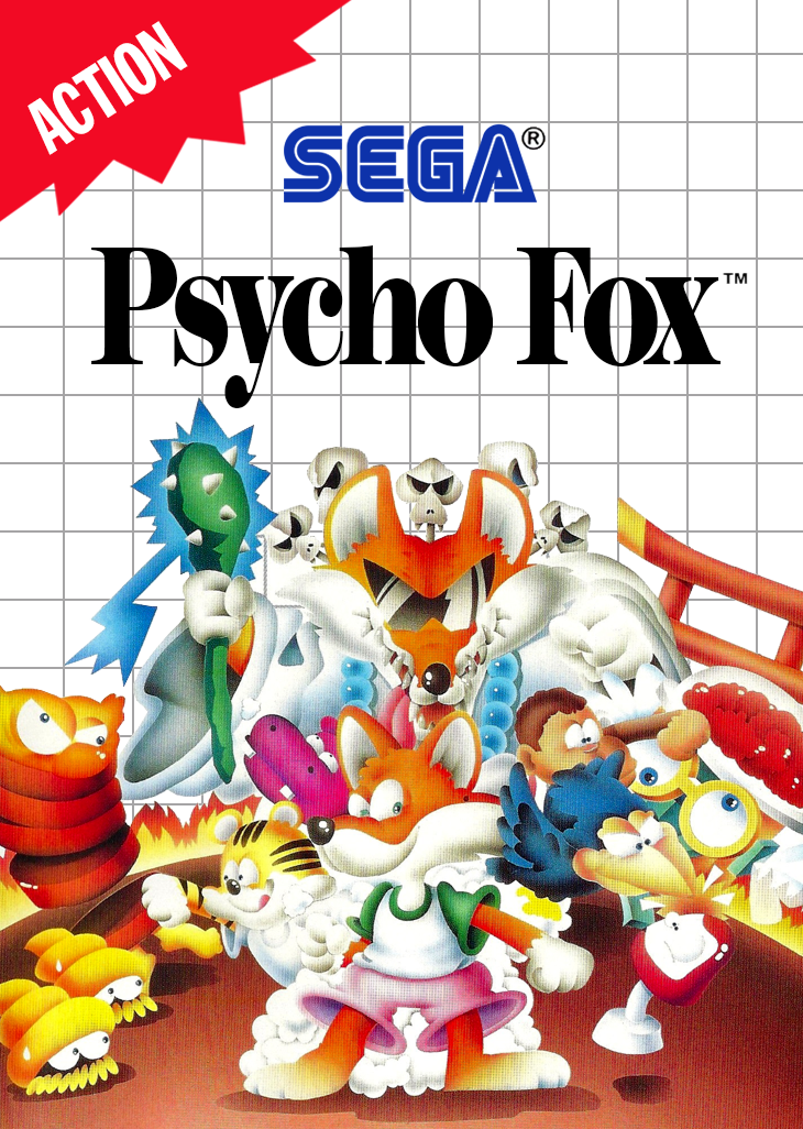 Psycho Fox Sega Master System Print Poster
