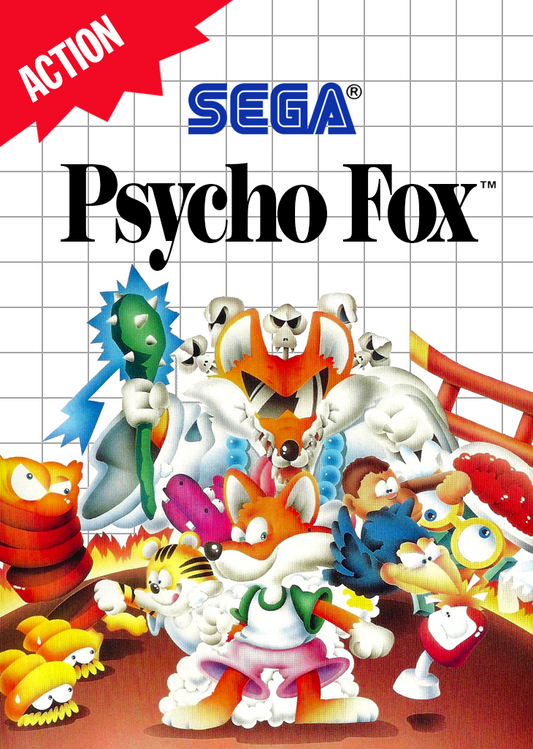 Psycho Fox Sega Master System Print Poster
