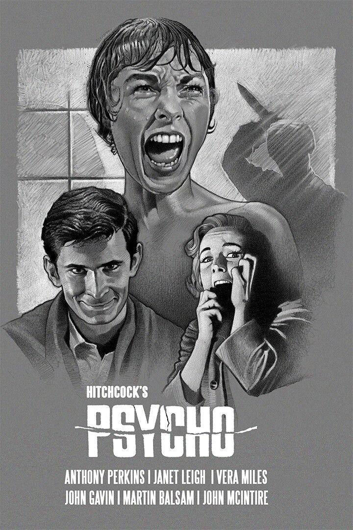 Psycho Movie Income Horror Classic Vintage Jigsaw Puzzle