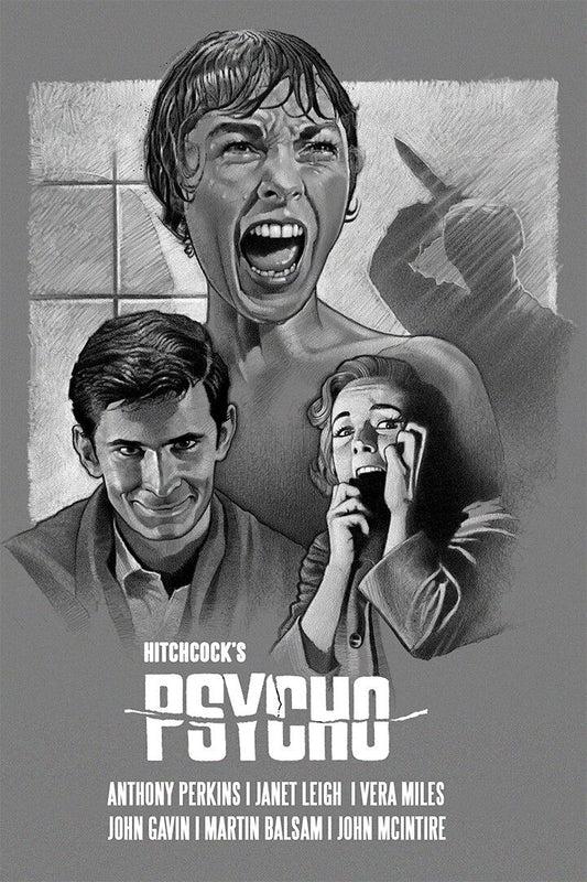 Psycho Movie Income Horror Classic Vintage Jigsaw Puzzle