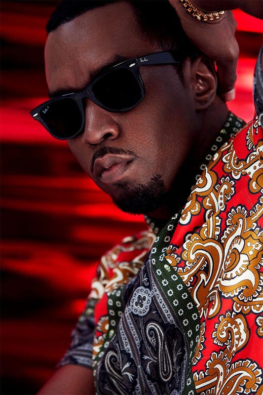 Puff Daddy Entrepreneur Rap Artist Painting Print Jigsaw Puzzle