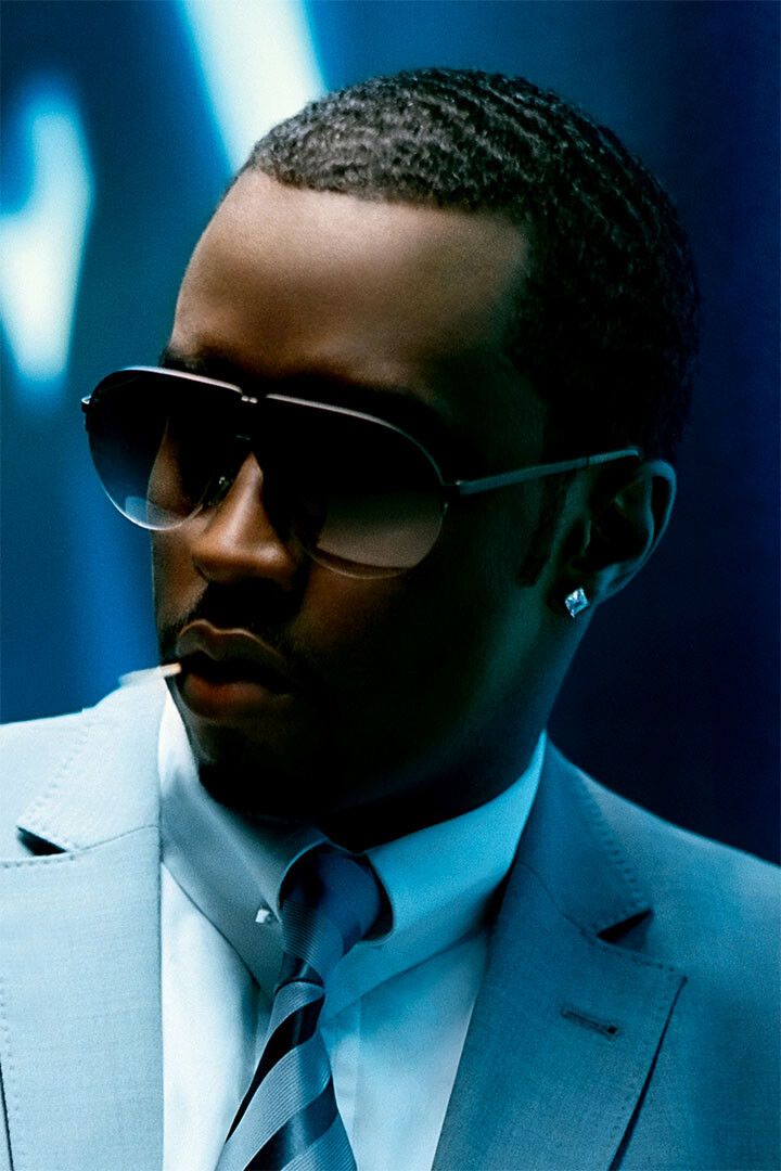 Puff Daddy Sunglasses Rapper Print Painting Jigsaw Puzzle