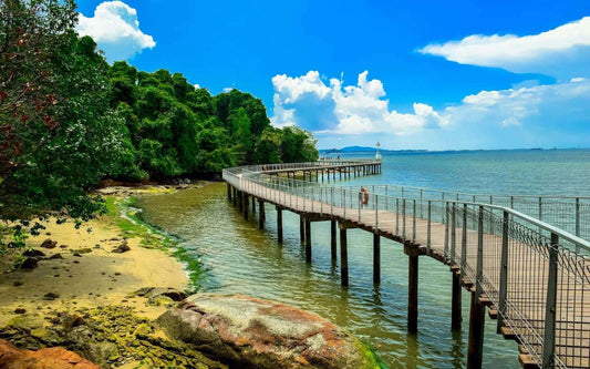 Pulau Ubin Singapore Island Southeast Asia Beach Picture Poster Photo Print