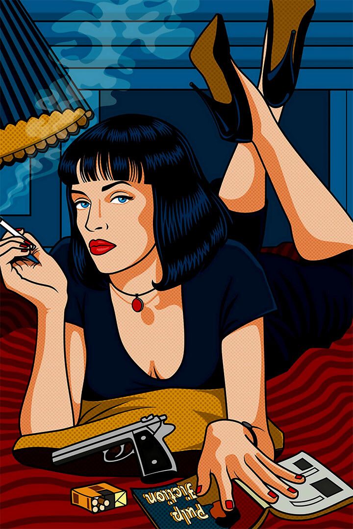 Pulp Fiction Classic Movie Crime Vintage Excitement Jigsaw Puzzle