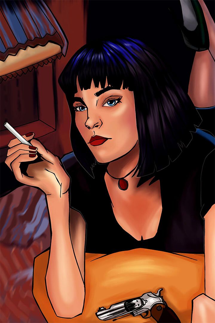 Pulp Fiction Drama Action Movie Painting Jigsaw Puzzle