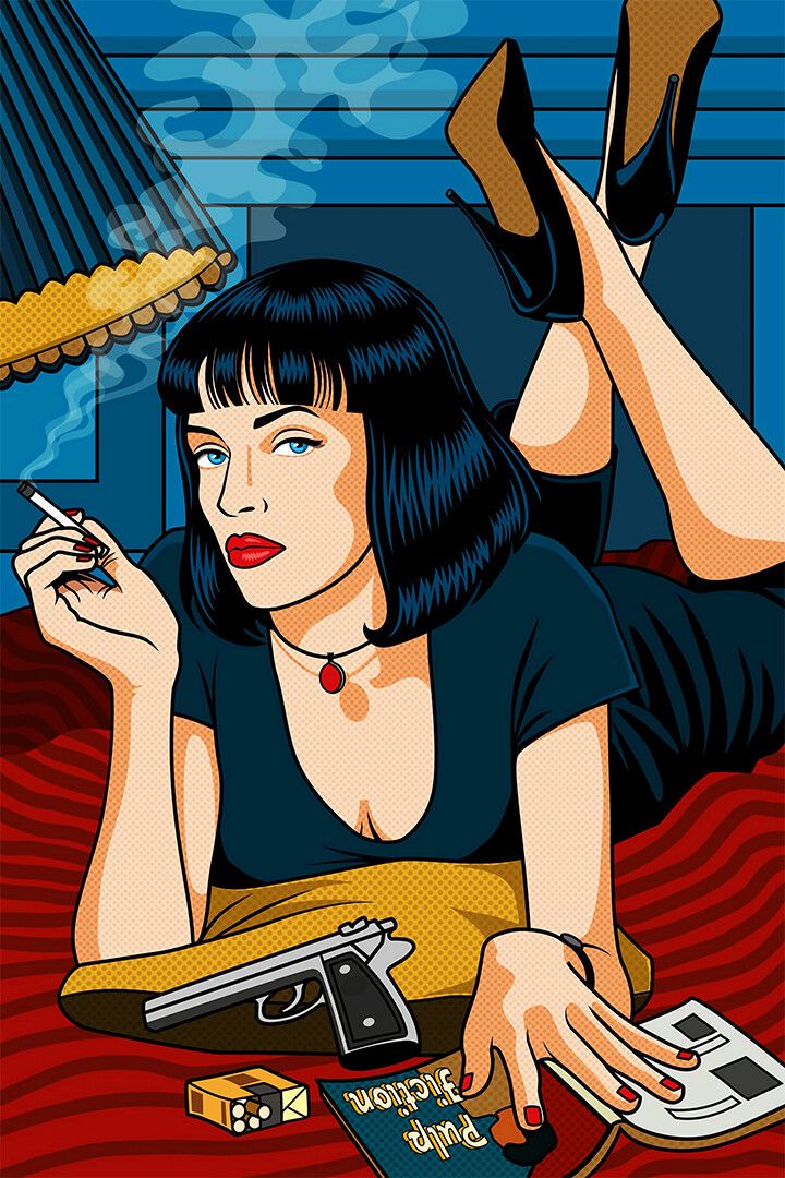Pulp Fiction Movie Drama Crime Vintage Jigsaw Puzzle
