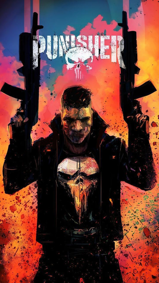 Punisher Artwork Portrait Print Poster