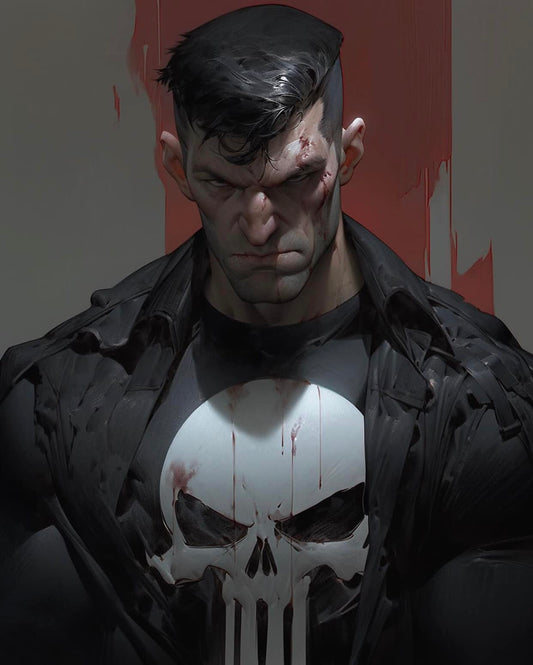 Punisher Character Portrait (2) Print Poster