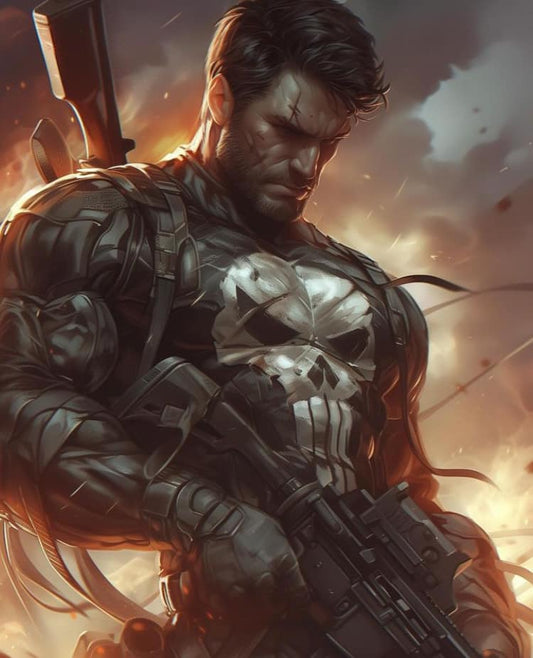 Punisher Character Portrait (3) Print Poster