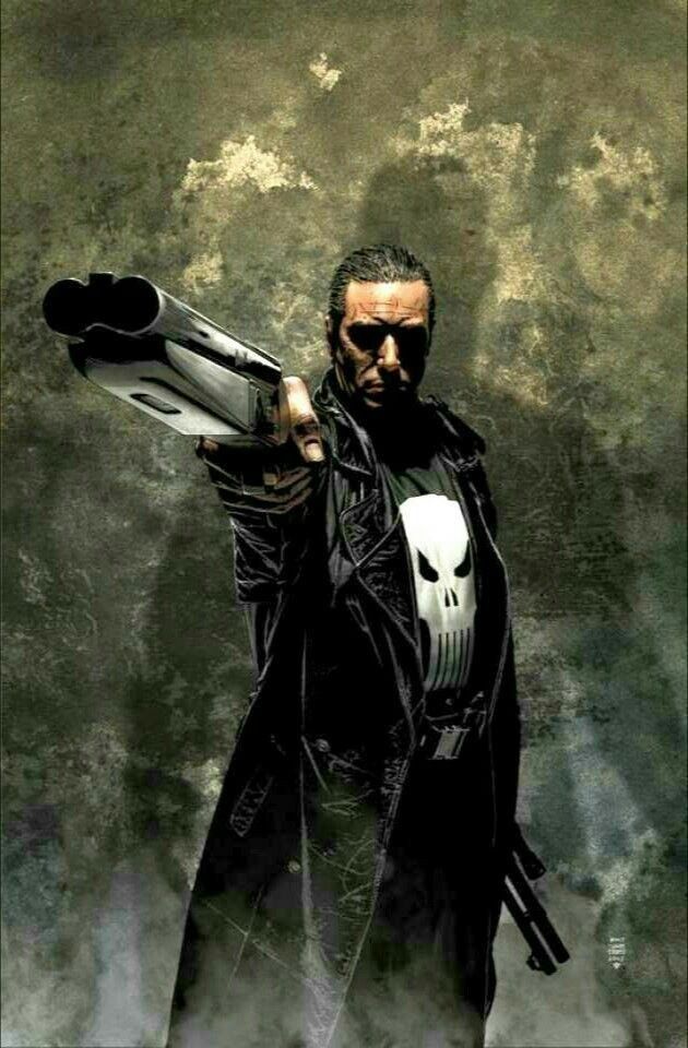 Punisher Character Pose Keychain