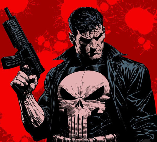 Punisher Comic Art Print Poster